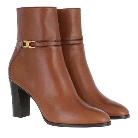 brown celine boots|Celine ankle boots women.